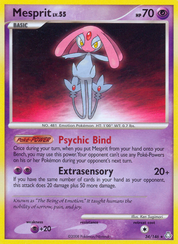 Mesprit (34/146) [Diamond & Pearl: Legends Awakened] | L.A. Mood Comics and Games