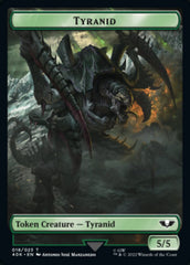 Tyranid (017) // Tyranid (018) Double-Sided Token (Surge Foil) [Warhammer 40,000 Tokens] | L.A. Mood Comics and Games