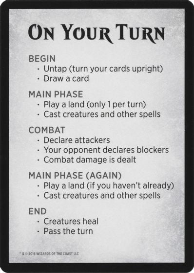 Rules Card [War of the Spark Tokens] | L.A. Mood Comics and Games