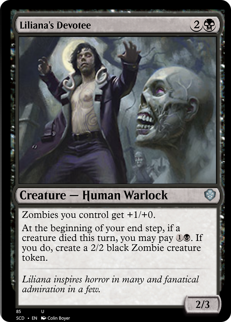 Liliana's Devotee [Starter Commander Decks] | L.A. Mood Comics and Games