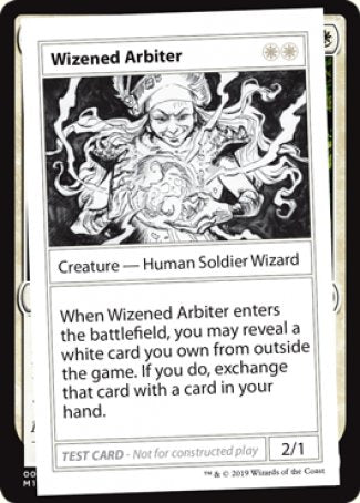 Wizened Arbiter (2021 Edition) [Mystery Booster Playtest Cards] | L.A. Mood Comics and Games