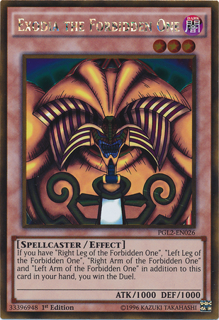 Exodia the Forbidden One [PGL2-EN026] Gold Rare | L.A. Mood Comics and Games