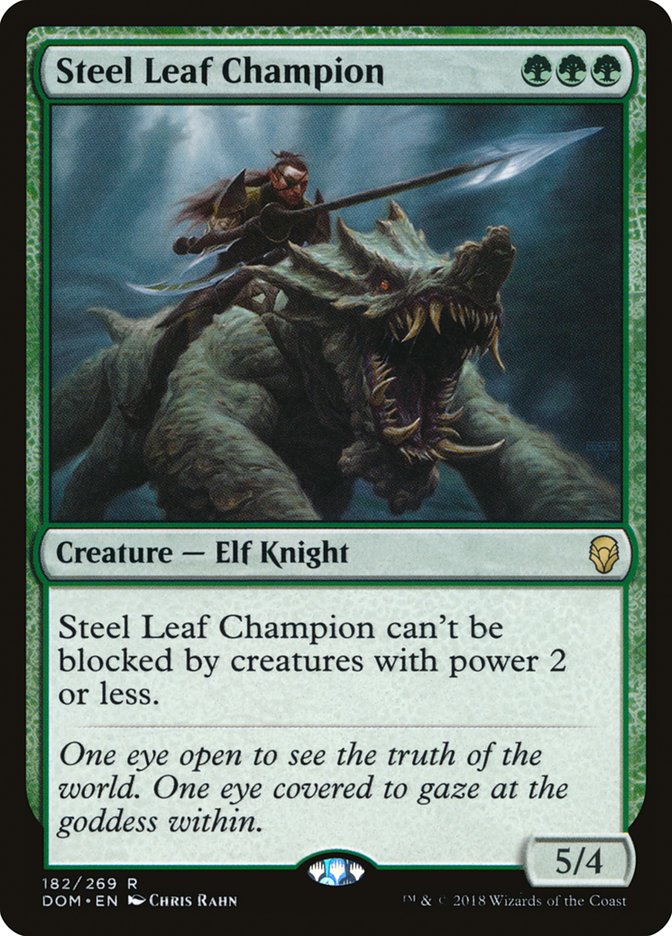 Steel Leaf Champion [Dominaria] | L.A. Mood Comics and Games