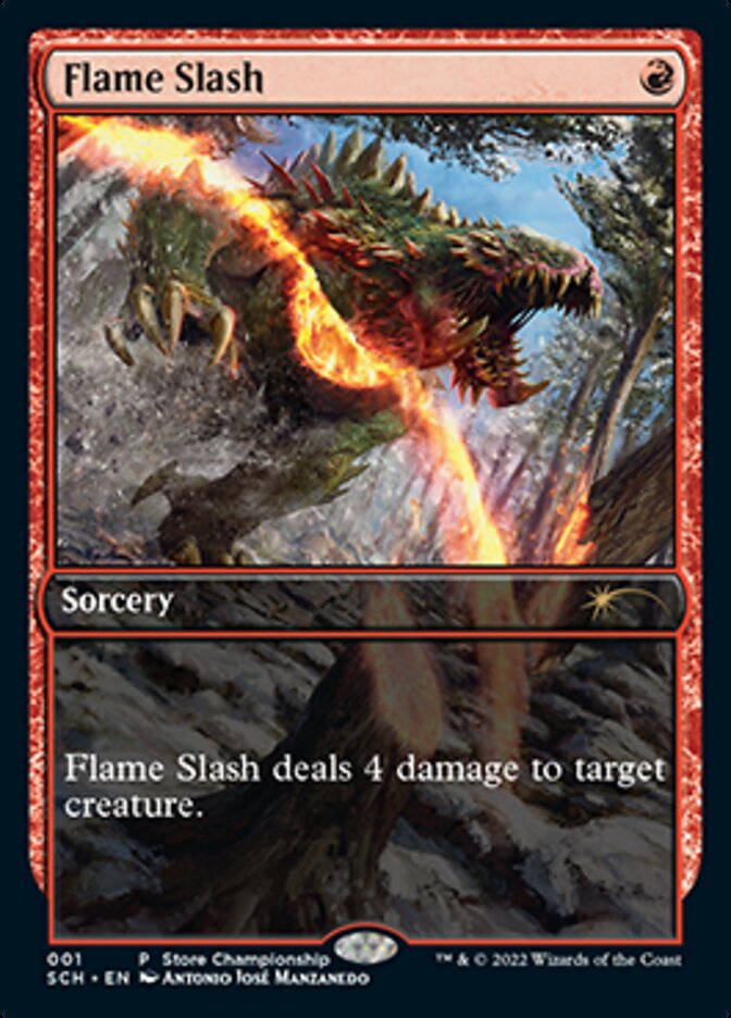 Flame Slash (Extended Art) [Store Championships 2022] | L.A. Mood Comics and Games