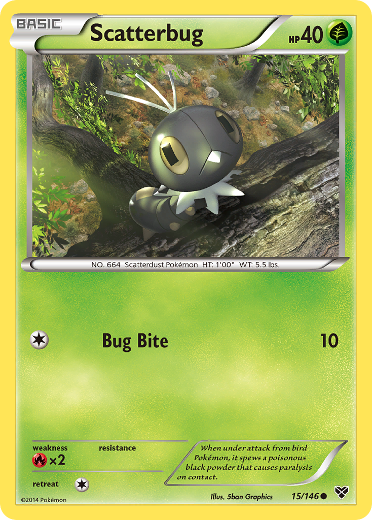 Scatterbug (15/146) [XY: Base Set] | L.A. Mood Comics and Games