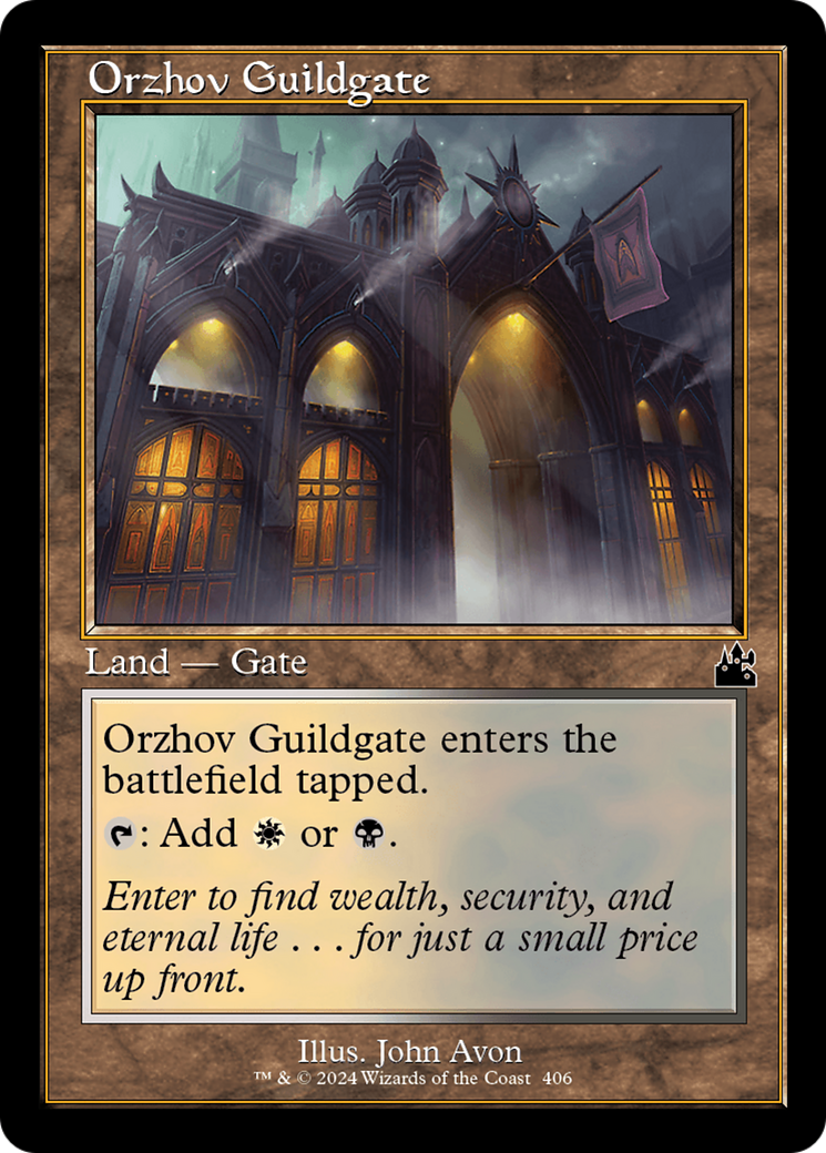 Orzhov Guildgate (Retro Frame) [Ravnica Remastered] | L.A. Mood Comics and Games