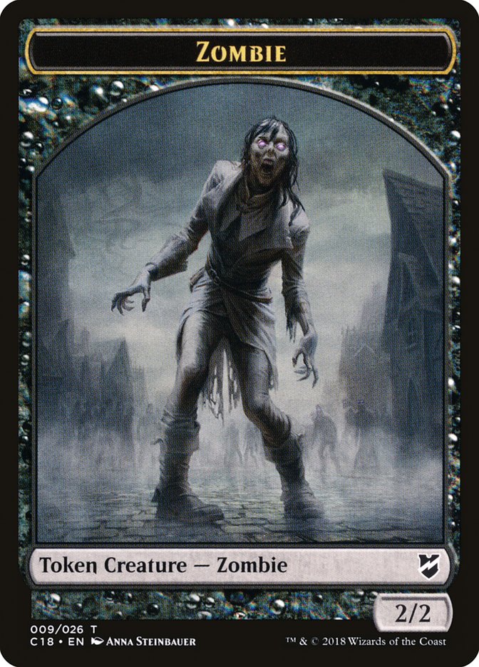 Zombie Token [Commander 2018 Tokens] | L.A. Mood Comics and Games