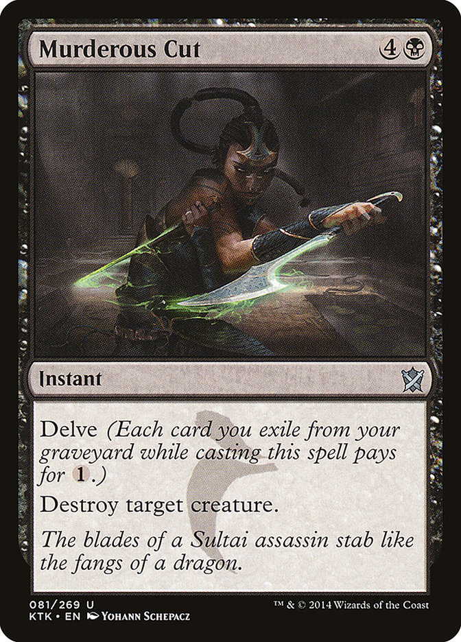 Murderous Cut [Khans of Tarkir] | L.A. Mood Comics and Games