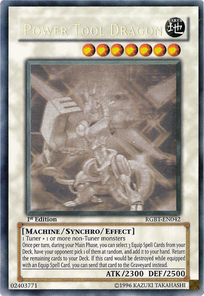Power Tool Dragon [RGBT-EN042] Ghost Rare | L.A. Mood Comics and Games