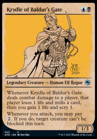 Krydle of Baldur's Gate (Showcase) [Dungeons & Dragons: Adventures in the Forgotten Realms] | L.A. Mood Comics and Games