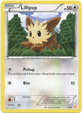 Lillipup (1/30) [Black & White: Trainer Kit - Excadrill] | L.A. Mood Comics and Games