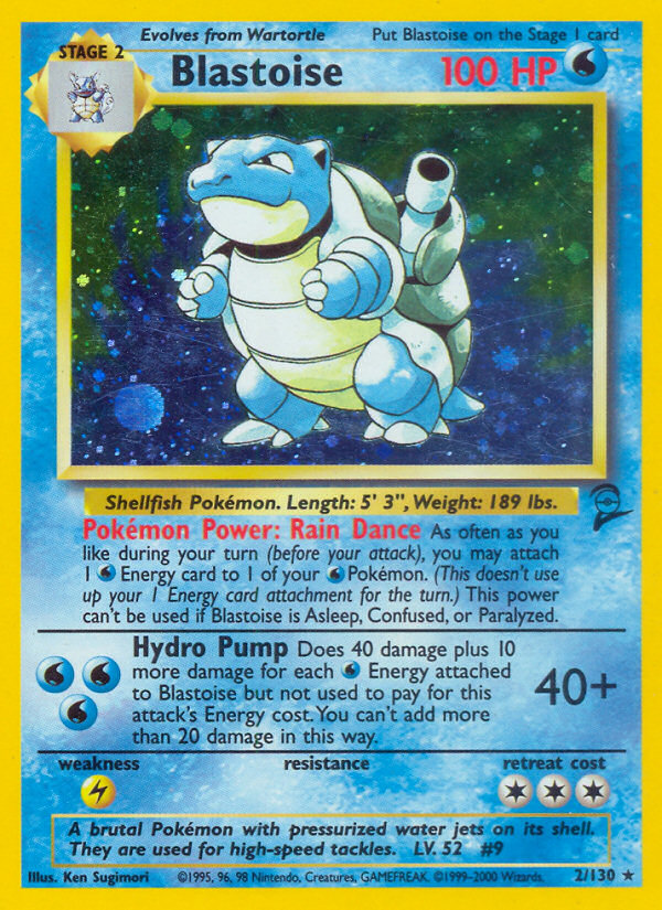 Blastoise (2/130) [Base Set 2] | L.A. Mood Comics and Games