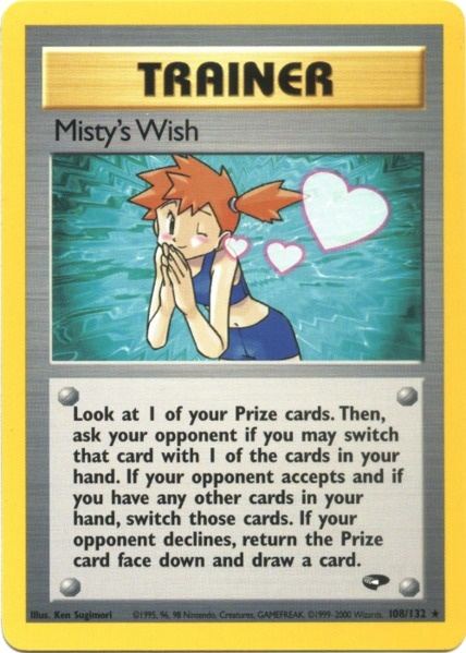 Misty's Wish (108/132) [Gym Challenge Unlimited] | L.A. Mood Comics and Games