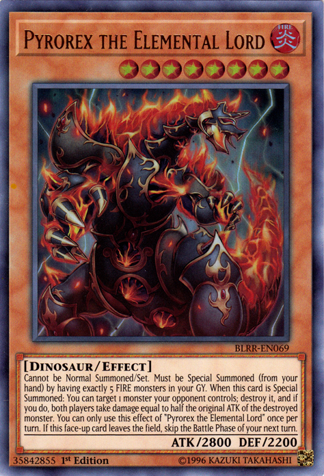 Pyrorex the Elemental Lord [BLRR-EN069] Ultra Rare | L.A. Mood Comics and Games