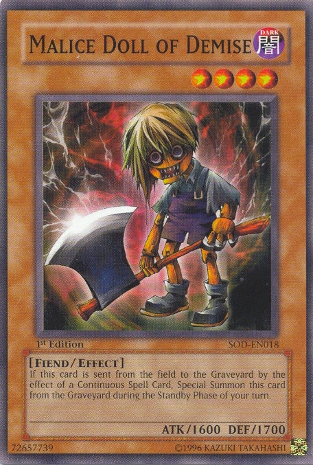 Malice Doll of Demise [SOD-EN018] Common | L.A. Mood Comics and Games