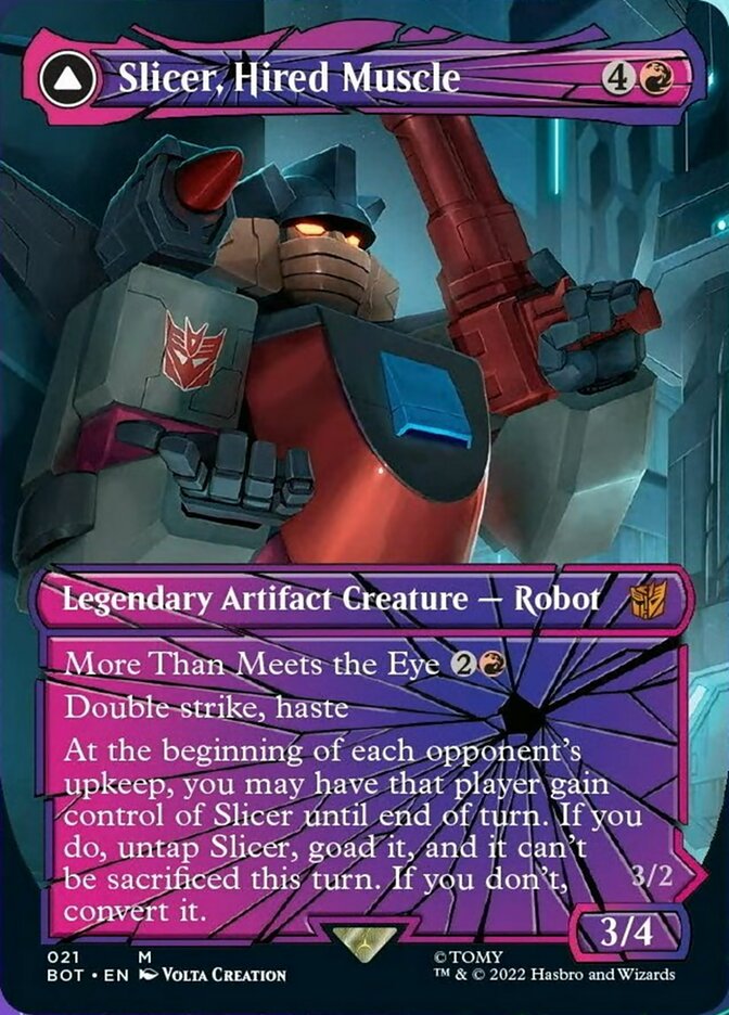 Slicer, Hired Muscle // Slicer, High-Speed Antagonist (Shattered Glass) [Transformers] | L.A. Mood Comics and Games