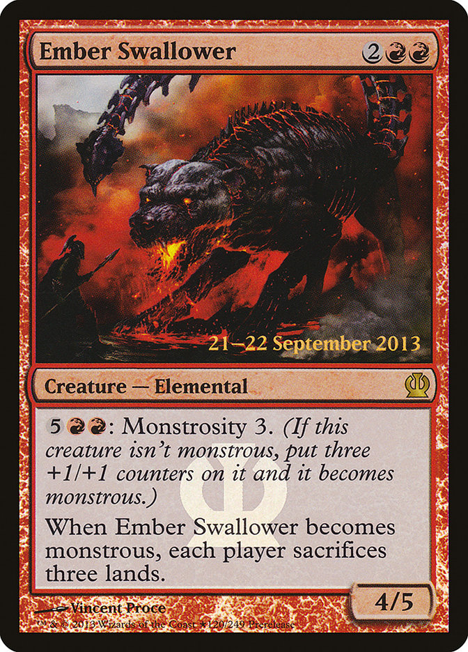 Ember Swallower [Theros Prerelease Promos] | L.A. Mood Comics and Games