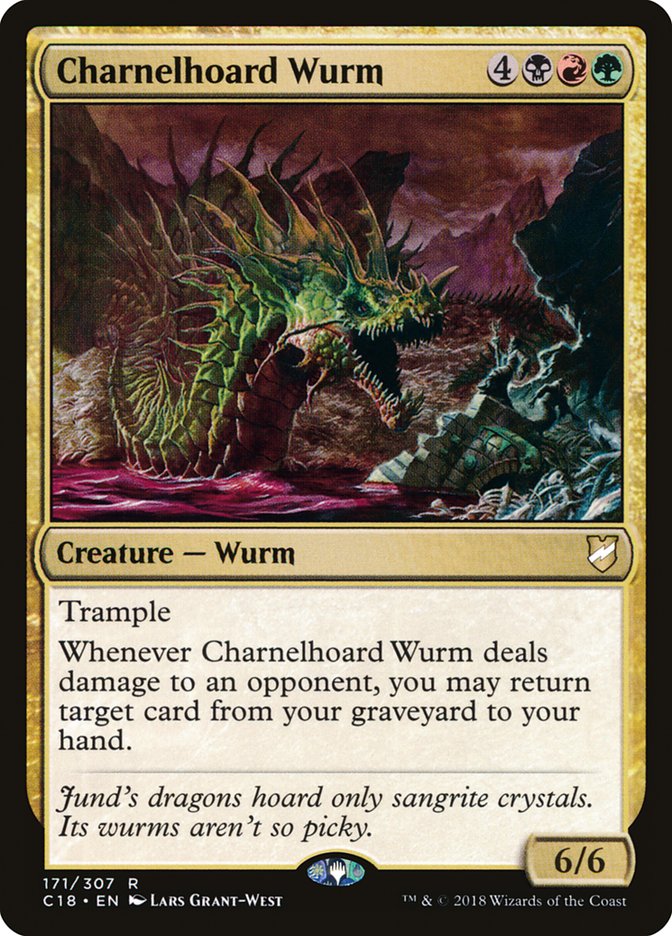 Charnelhoard Wurm [Commander 2018] | L.A. Mood Comics and Games