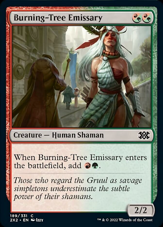 Burning-Tree Emissary [Double Masters 2022] | L.A. Mood Comics and Games
