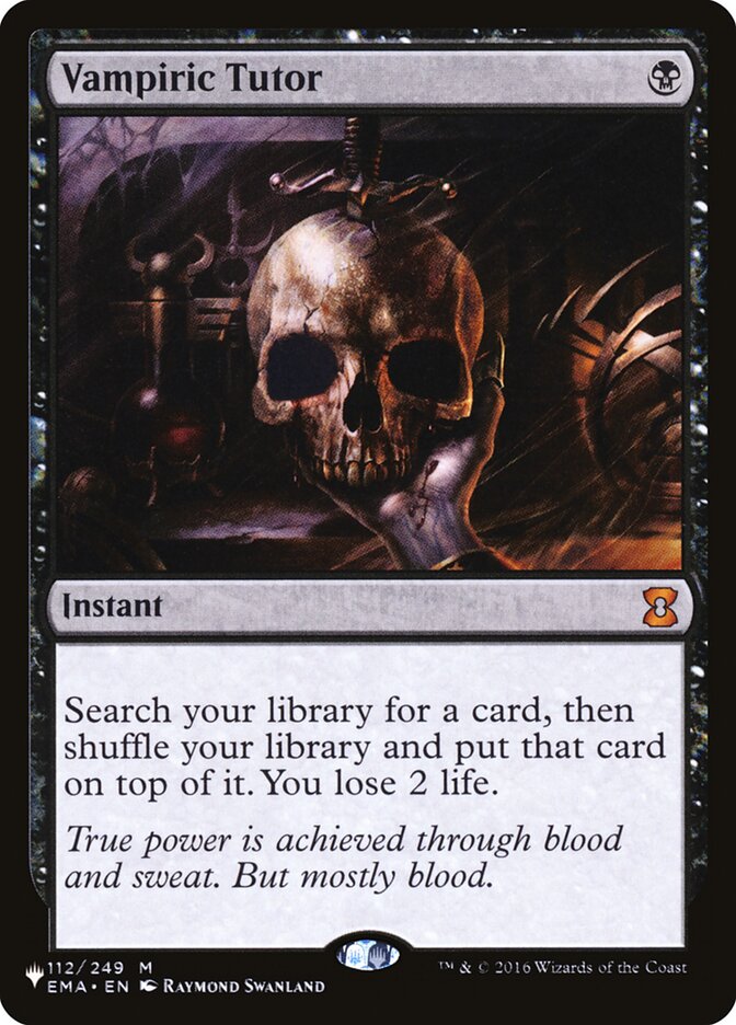 Vampiric Tutor [The List] | L.A. Mood Comics and Games