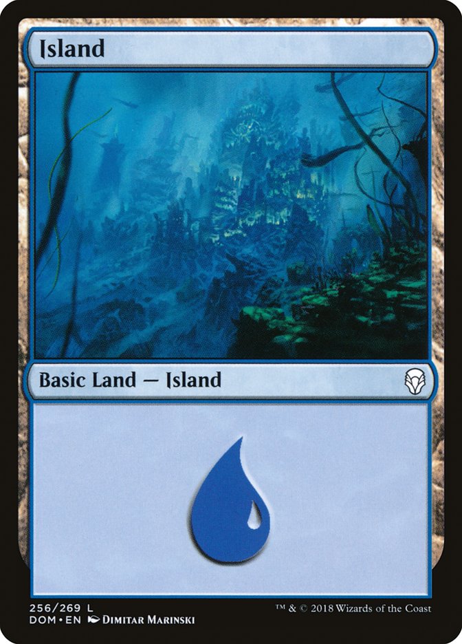 Island (256) [Dominaria] | L.A. Mood Comics and Games