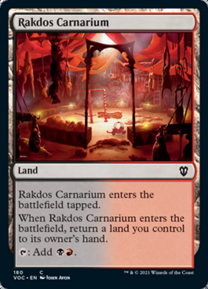 Rakdos Carnarium [Innistrad: Crimson Vow Commander] | L.A. Mood Comics and Games