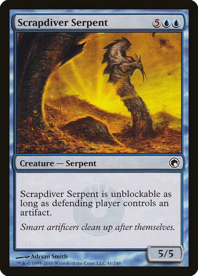 Scrapdiver Serpent [Scars of Mirrodin] | L.A. Mood Comics and Games