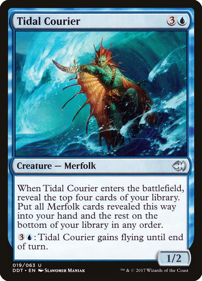 Tidal Courier [Duel Decks: Merfolk vs. Goblins] | L.A. Mood Comics and Games