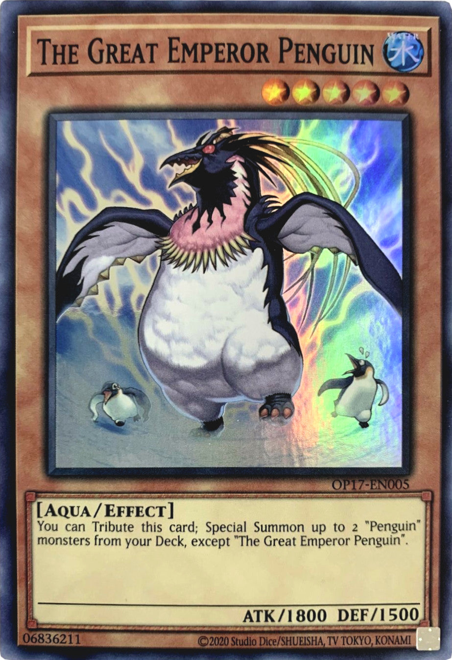 The Great Emperor Penguin [OP17-EN005] Super Rare | L.A. Mood Comics and Games