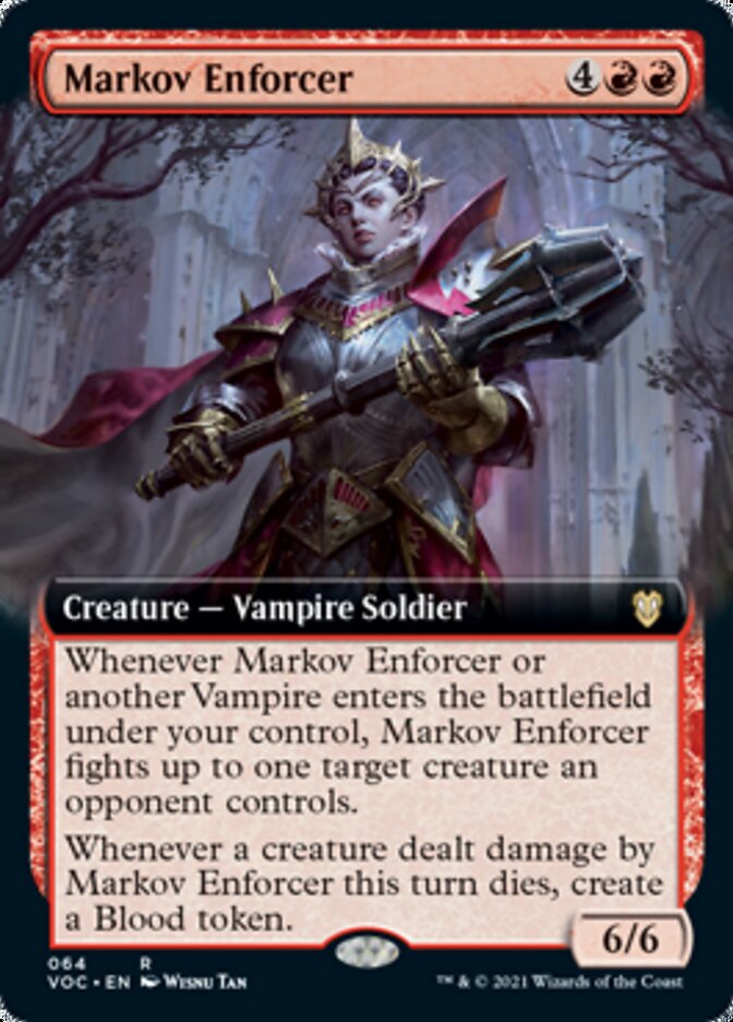 Markov Enforcer (Extended Art) [Innistrad: Crimson Vow Commander] | L.A. Mood Comics and Games