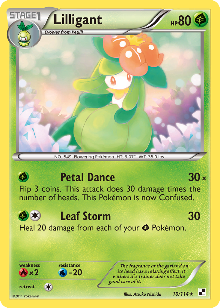 Lilligant (10/114) [Black & White: Base Set] | L.A. Mood Comics and Games