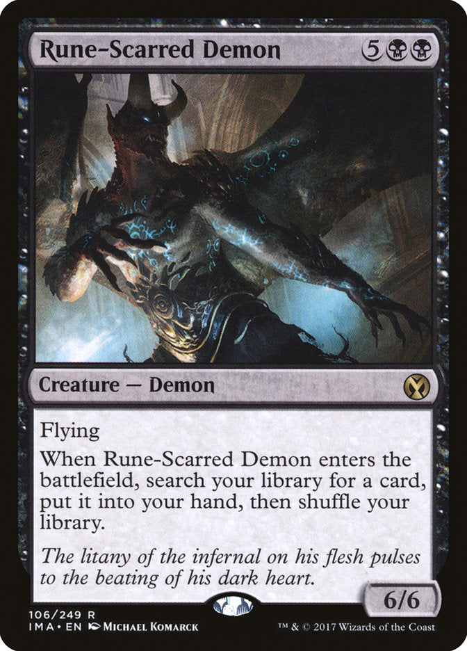 Rune-Scarred Demon [Iconic Masters] | L.A. Mood Comics and Games