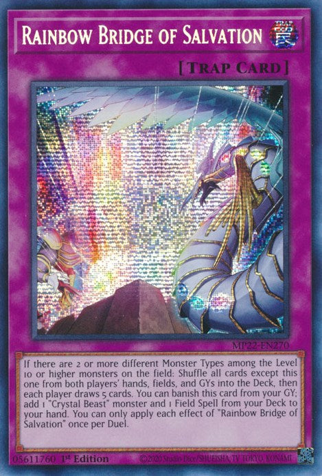 Rainbow Bridge of Salvation [MP22-EN270] Prismatic Secret Rare | L.A. Mood Comics and Games