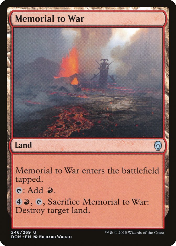 Memorial to War [Dominaria] | L.A. Mood Comics and Games