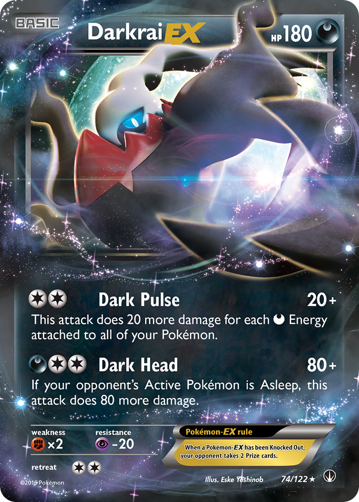 Darkrai EX (74/122) [XY: BREAKpoint] | L.A. Mood Comics and Games