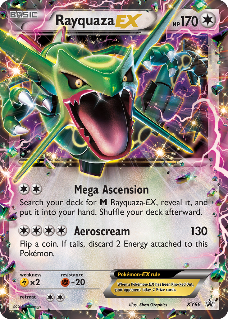 Rayquaza EX (XY66) [XY: Black Star Promos] | L.A. Mood Comics and Games