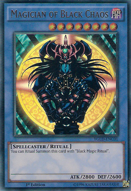 Magician of Black Chaos [YGLD-ENC01] Ultra Rare | L.A. Mood Comics and Games