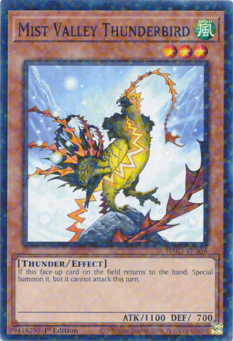 Mist Valley Thunderbird (Duel Terminal) [HAC1-EN056] Common | L.A. Mood Comics and Games