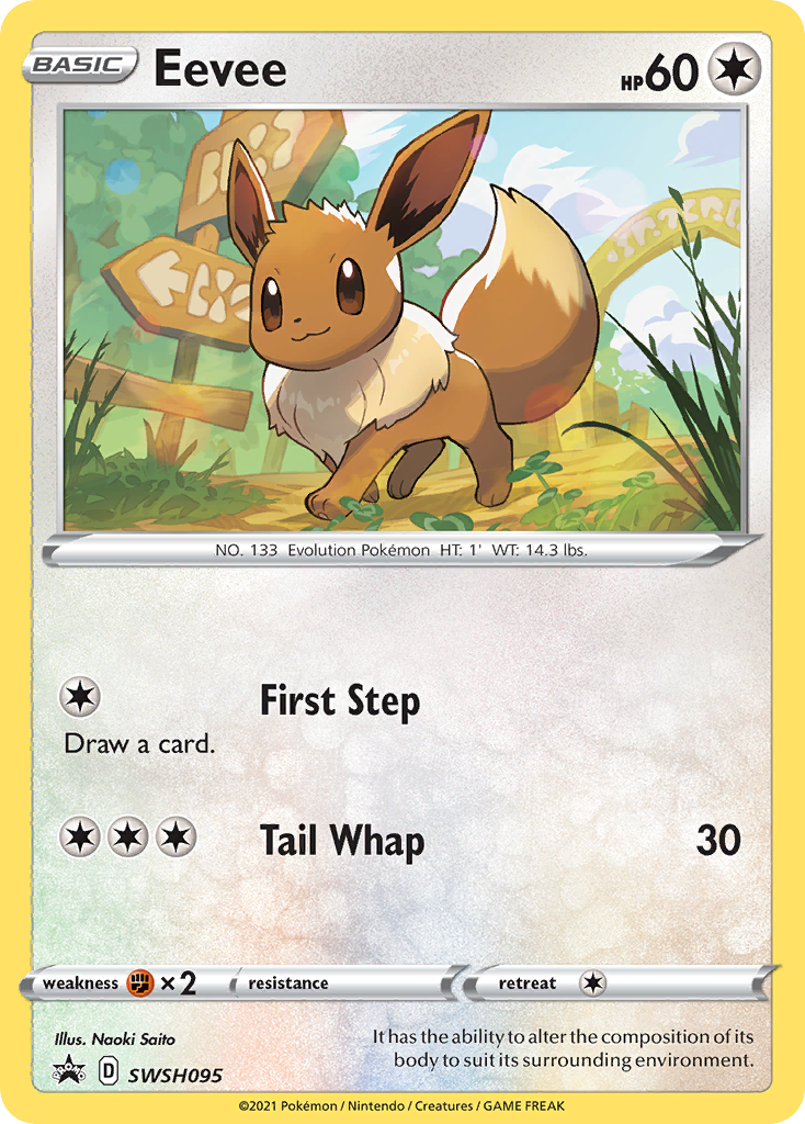 Eevee (SWSH095) [Sword & Shield: Black Star Promos] | L.A. Mood Comics and Games