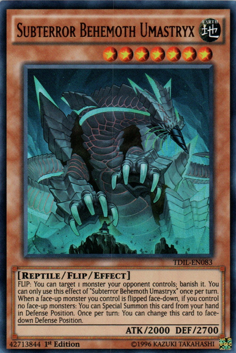 Subterror Behemoth Umastryx [TDIL-EN083] Ultra Rare | L.A. Mood Comics and Games