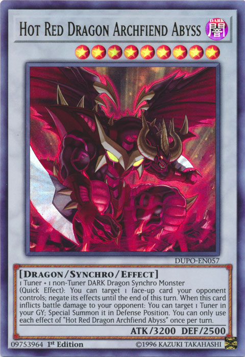 Hot Red Dragon Archfiend Abyss [DUPO-EN057] Ultra Rare | L.A. Mood Comics and Games