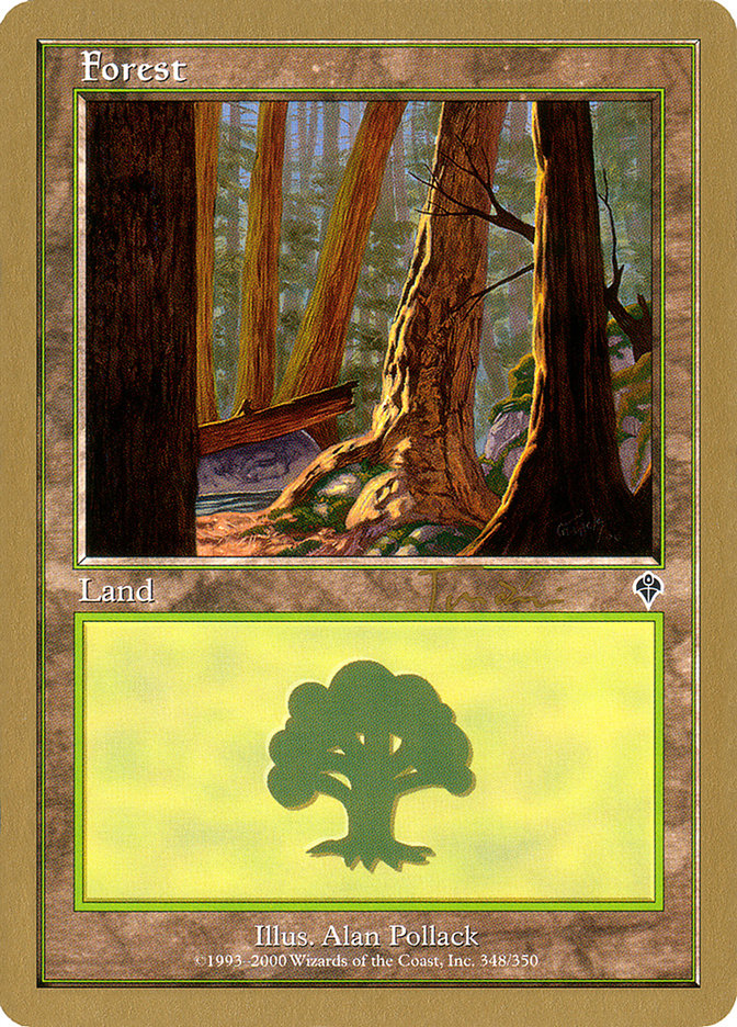 Forest (jt348a) (Jan Tomcani) [World Championship Decks 2001] | L.A. Mood Comics and Games