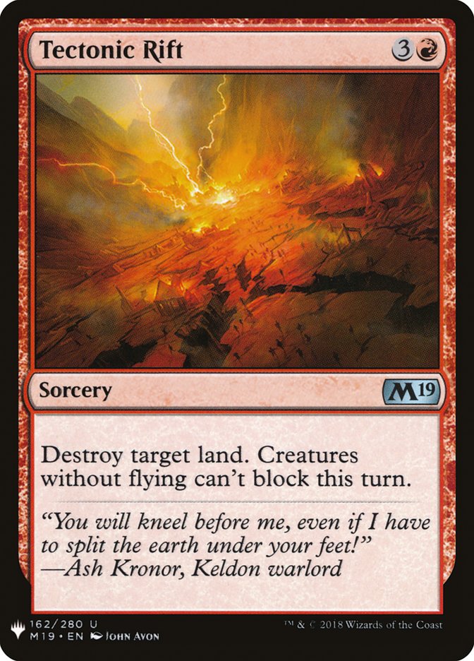 Tectonic Rift [Mystery Booster] | L.A. Mood Comics and Games