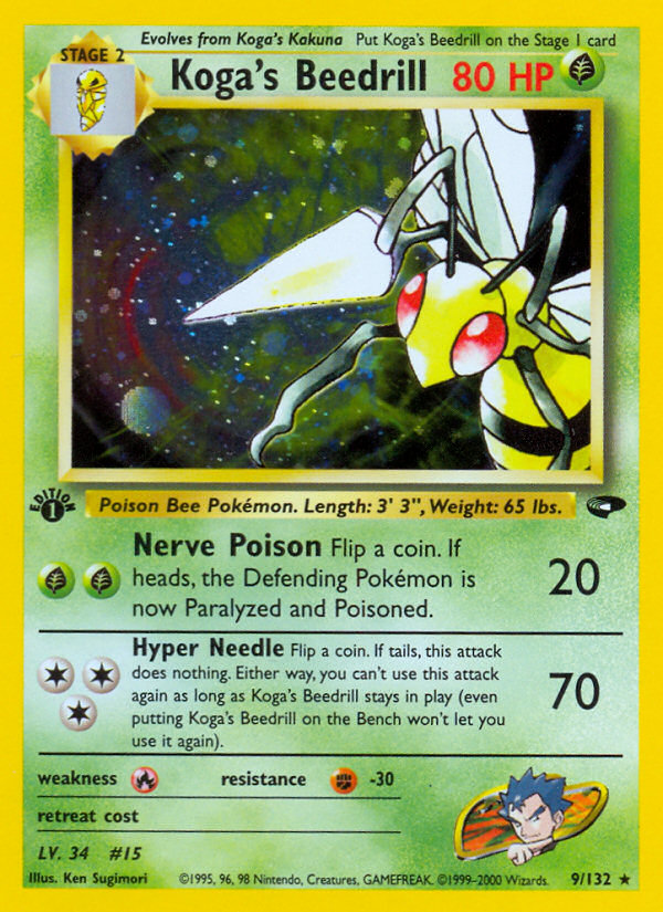 Koga's Beedrill (9/132) [Gym Challenge 1st Edition] | L.A. Mood Comics and Games
