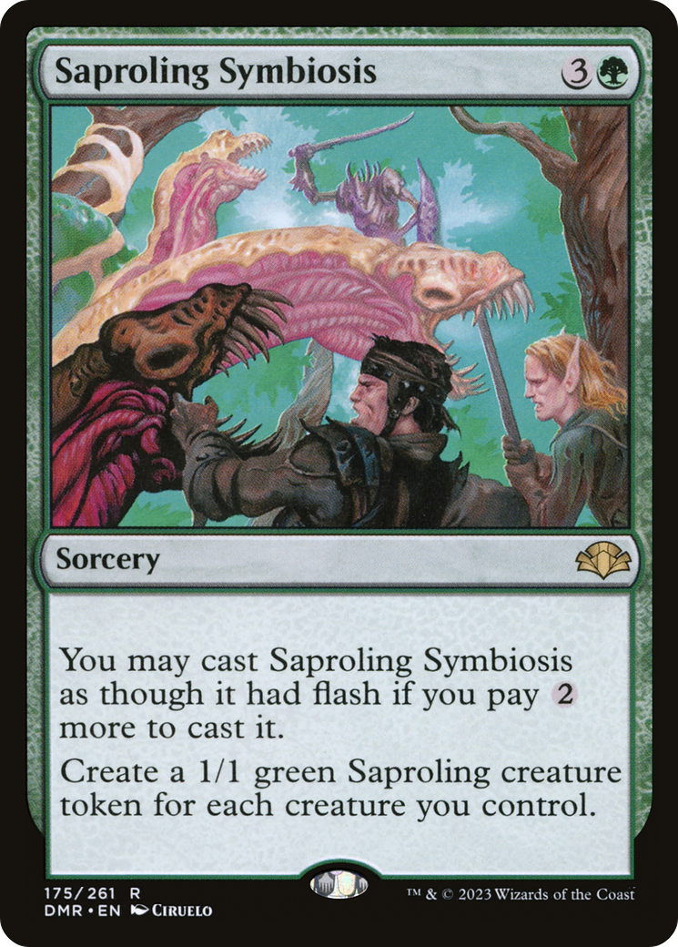 Saproling Symbiosis [Dominaria Remastered] | L.A. Mood Comics and Games