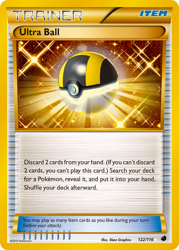 Ultra Ball (122/116) [Black & White: Plasma Freeze] | L.A. Mood Comics and Games
