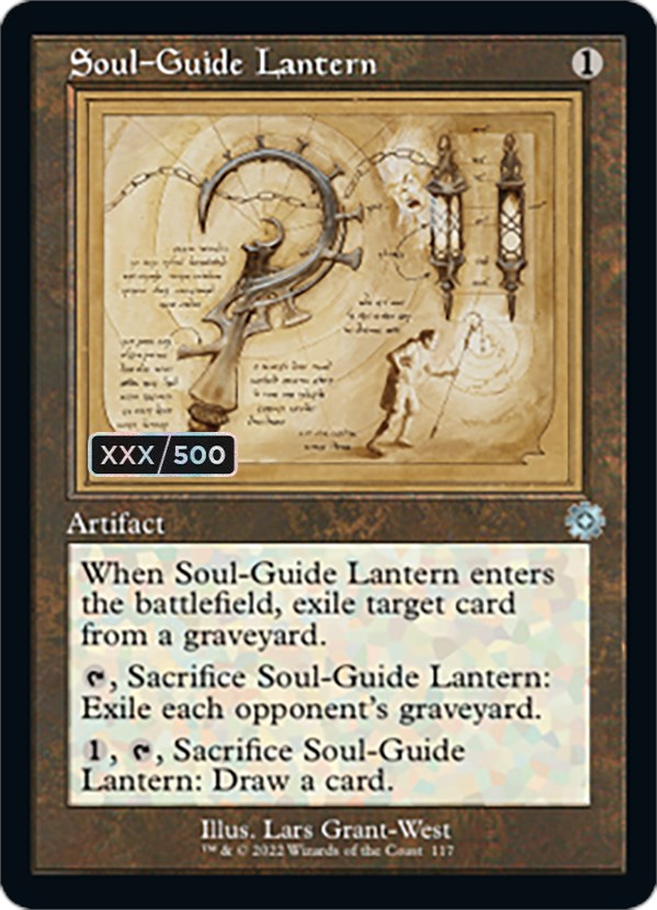 Soul-Guide Lantern (Retro Schematic) (Serialized) [The Brothers' War Retro Artifacts] | L.A. Mood Comics and Games