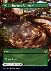 Darkbore Pathway // Slitherbore Pathway (Borderless Alternate Art) [Kaldheim] | L.A. Mood Comics and Games