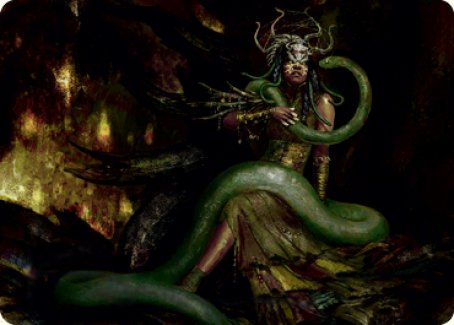 Saryth, the Viper's Fang Art Card [Innistrad: Midnight Hunt Art Series] | L.A. Mood Comics and Games