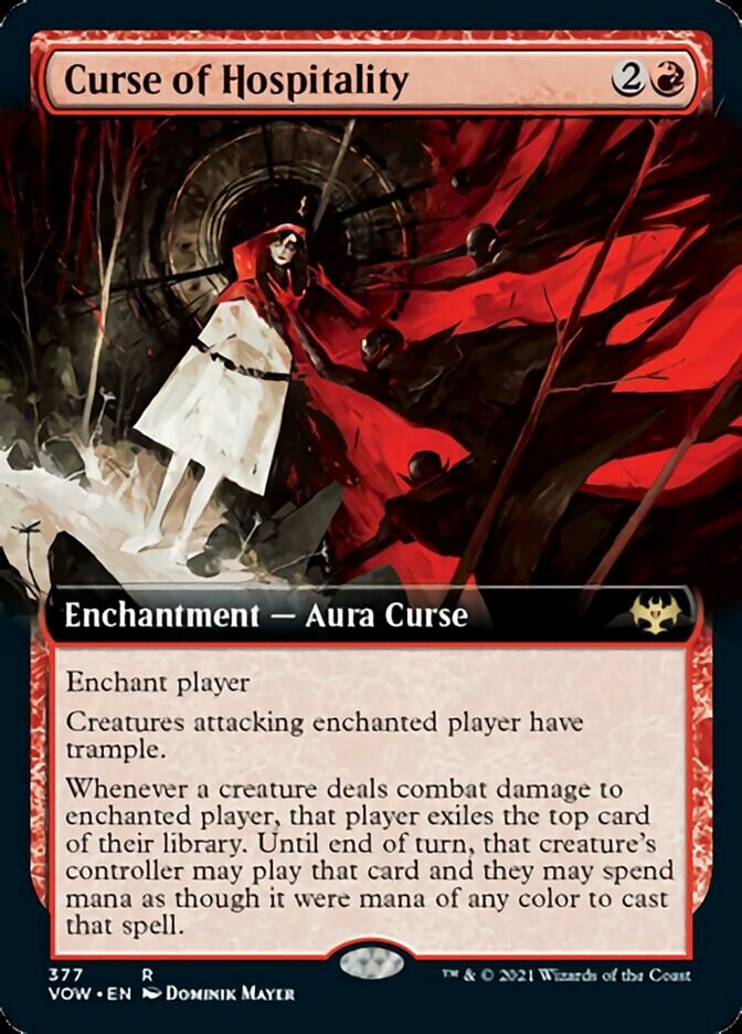 Curse of Hospitality (Extended Art) [Innistrad: Crimson Vow] | L.A. Mood Comics and Games